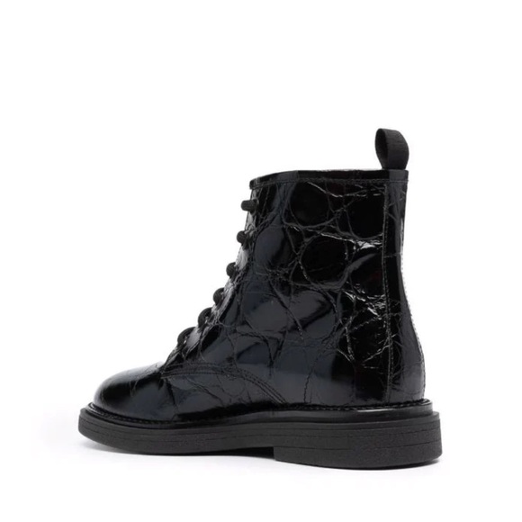 AGL Moreen lace-up boots black leather size 37.5 / 7.5 New - Picture 4 of 12